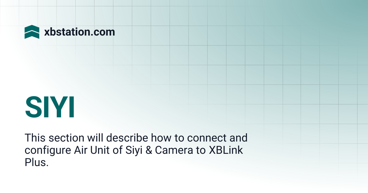 SIYI | xbstation.com