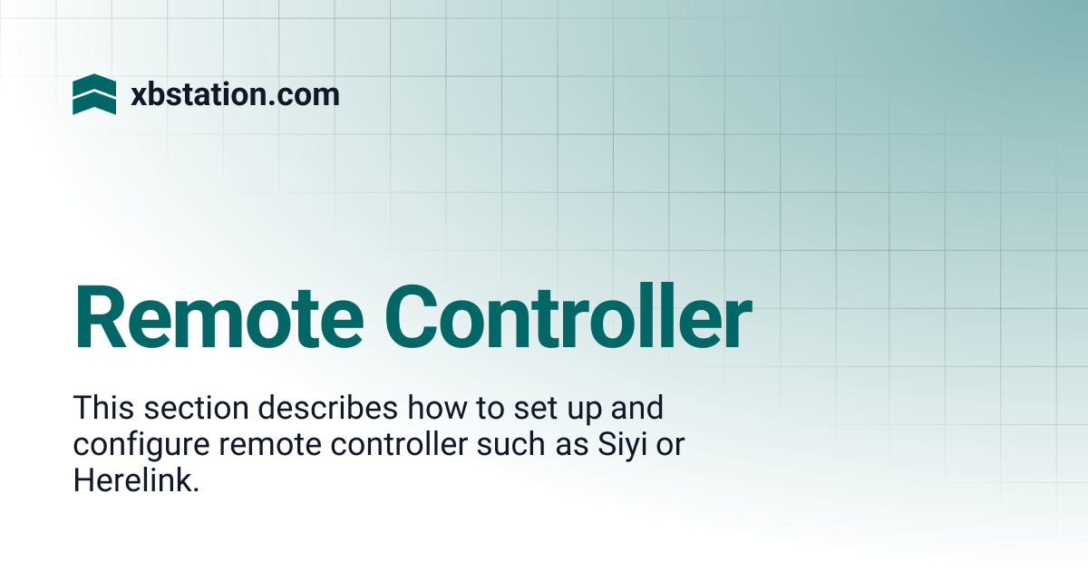 Remote Controller | xbstation.com