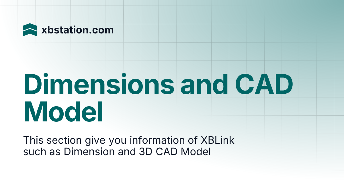 Dimensions and CAD Model | xbstation.com